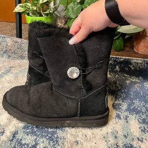 Black bling ugg boots